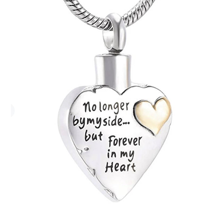Rustic silver-tone heart